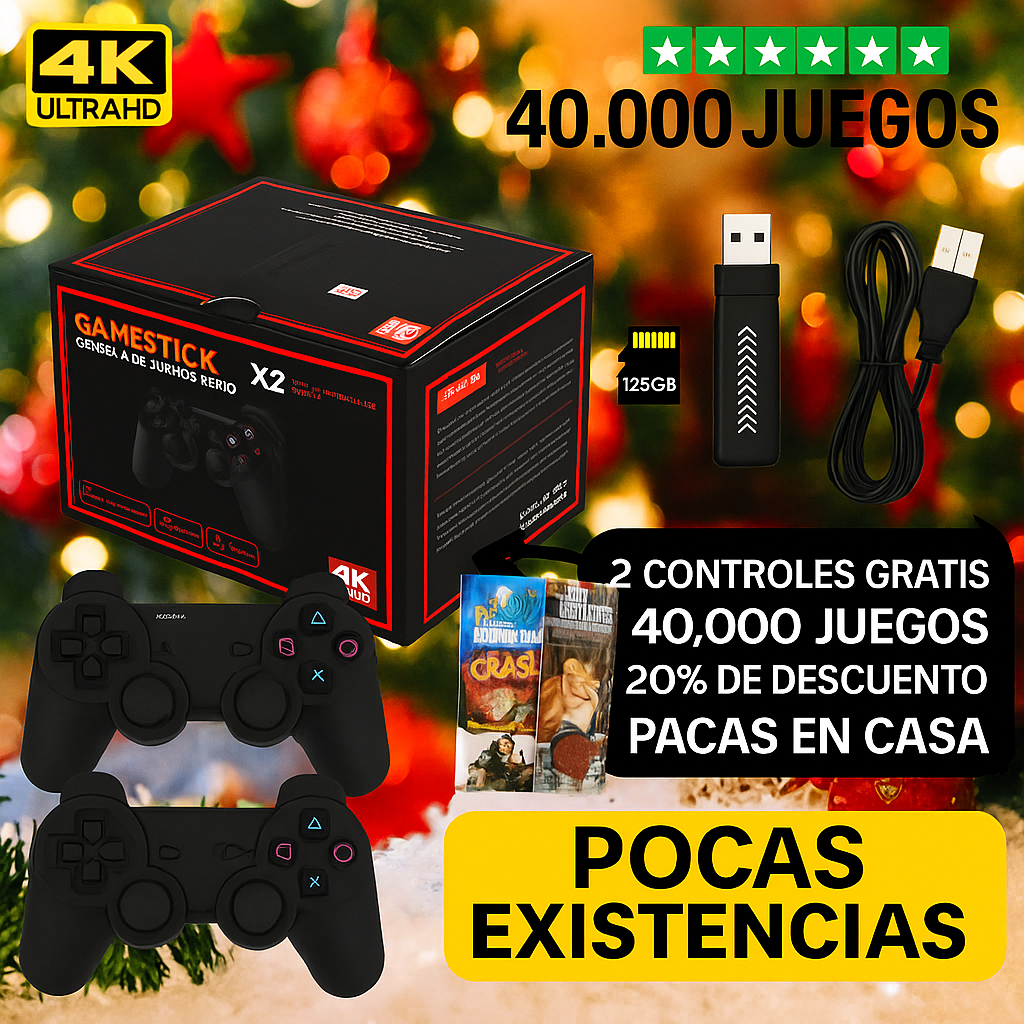 consola retro gamer: 40,000 JUEGOS